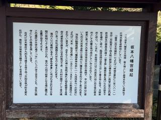 坂本八幡宮の参拝記録(ドラゴンさん)