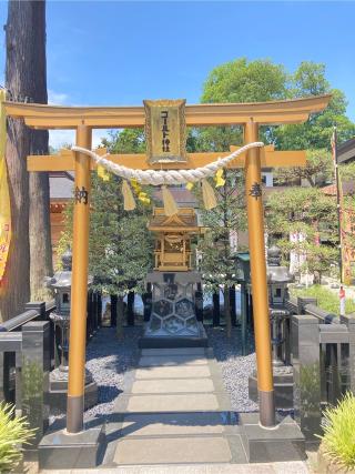 ゴールド神社(亀ヶ池八幡宮境内社)の参拝記録(kenzyさん)