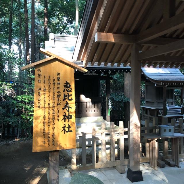 恵比寿神社の参拝記録(水戸のミツルさん)
