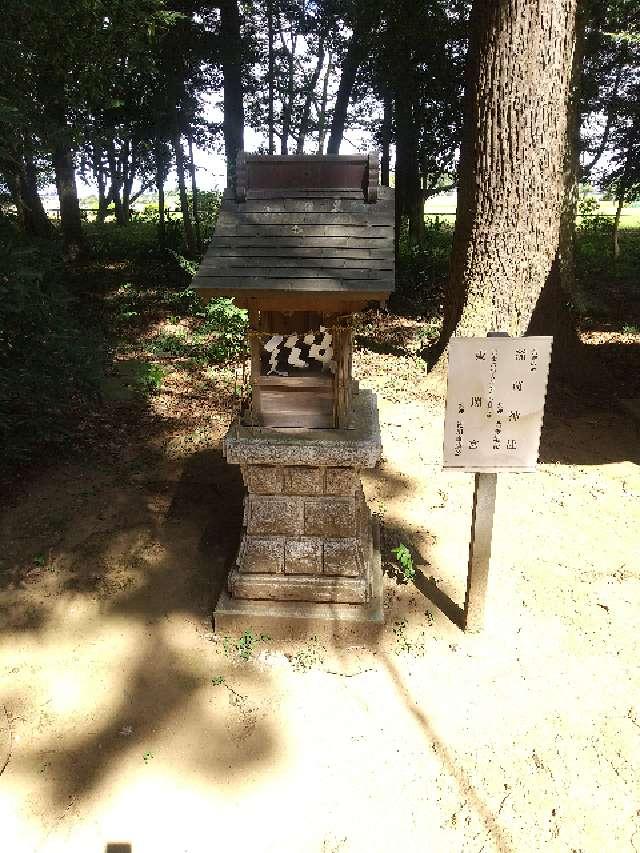 茨城県結城郡八千代町東蕗田242 東照宮・稲荷神社(東蕗田天満社境内社)の写真3