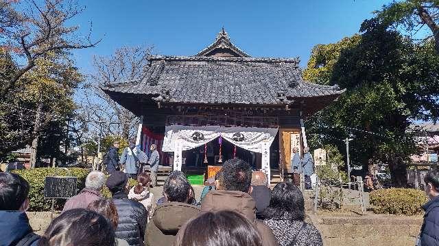 舎人氷川神社の参拝記録(まっちゃんさん)