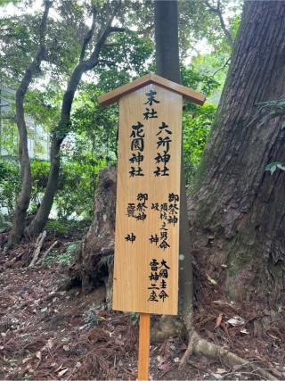 花園神社 六所神社の参拝記録(⛩️🐍🐢まめ🐢🐍⛩️さん)