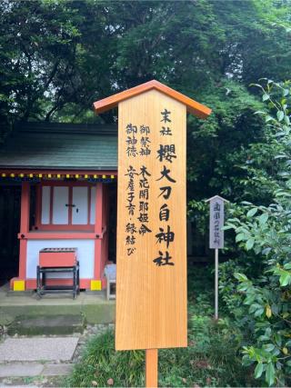 櫻大刀自神社の参拝記録(⛩️🎠🐢まめ🐢🎠⛩️さん)