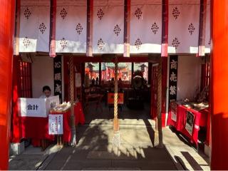 旗上稲荷社(阿部野神社末社)の参拝記録(忍さん)