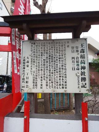 王森稲荷神社の参拝記録(NTKさん)