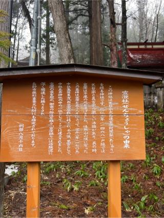 宣澄社（戸隠神社 中社）の参拝記録(⛩️🐍🐢まめ🐢🐍⛩️さん)