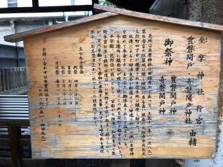 坐摩神社行宮 （窪津王子社 旧跡地）の参拝記録(じゃすてぃさん)