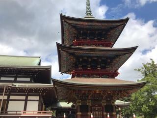 成田山新勝寺 三重塔の参拝記録(さくらまんじゅうさん)
