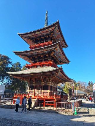 成田山新勝寺 三重塔の参拝記録(まーさんさん)