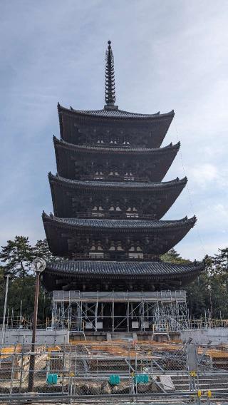 興福寺 五重塔の参拝記録(あずき島さん)