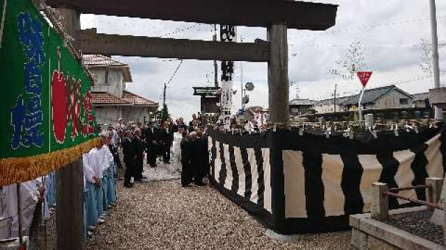 蟹江神明社の参拝記録1