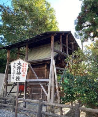 大井神社の参拝記録(恭子さん)