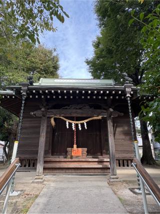 立野氷川神社の参拝記録(色部優兎さん)