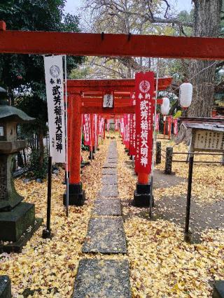 武芳稲荷大明神(雑司ヶ谷鬼子母神堂境内)の参拝記録(naniさん)