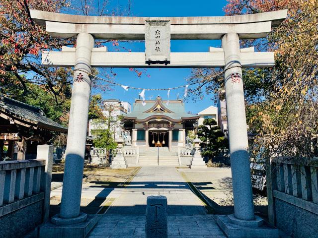 東京都北区浮間2-19-6 浮間氷川神社の写真1