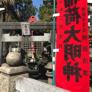 東稲荷神社の参拝記録(マッカランさん)