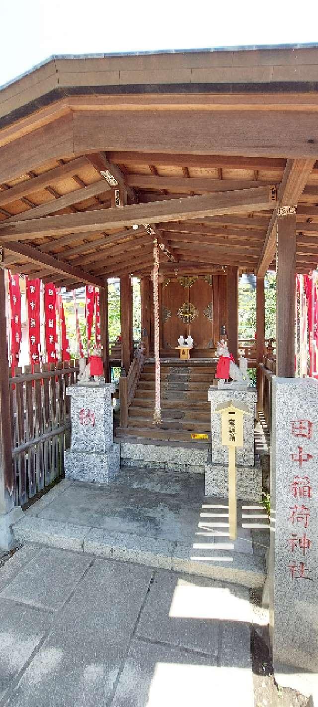 田中稲荷神社の参拝記録6