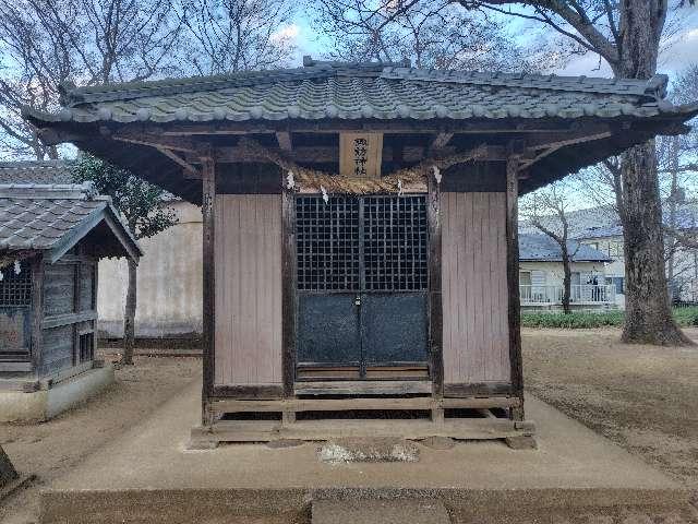 諏訪神社(睦神社境内末社)の参拝記録1