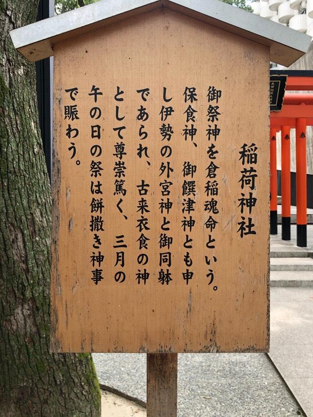 稲荷神社(生田神社境内社)の参拝記録(KUMIKOさん)
