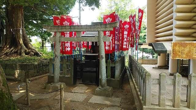 稲荷神社（新宿諏訪神社）の参拝記録(りんごぐみさん)