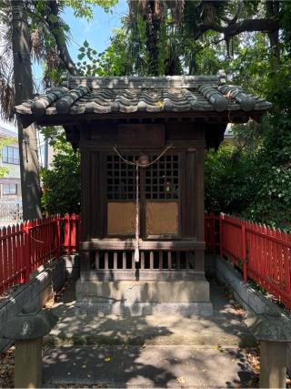 粂森稲荷神社の参拝記録(色部優兎さん)