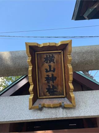 横山神社(八幡八雲神社境内社)の参拝記録(⛩️🐍🐢まめ🐢🐍⛩️さん)