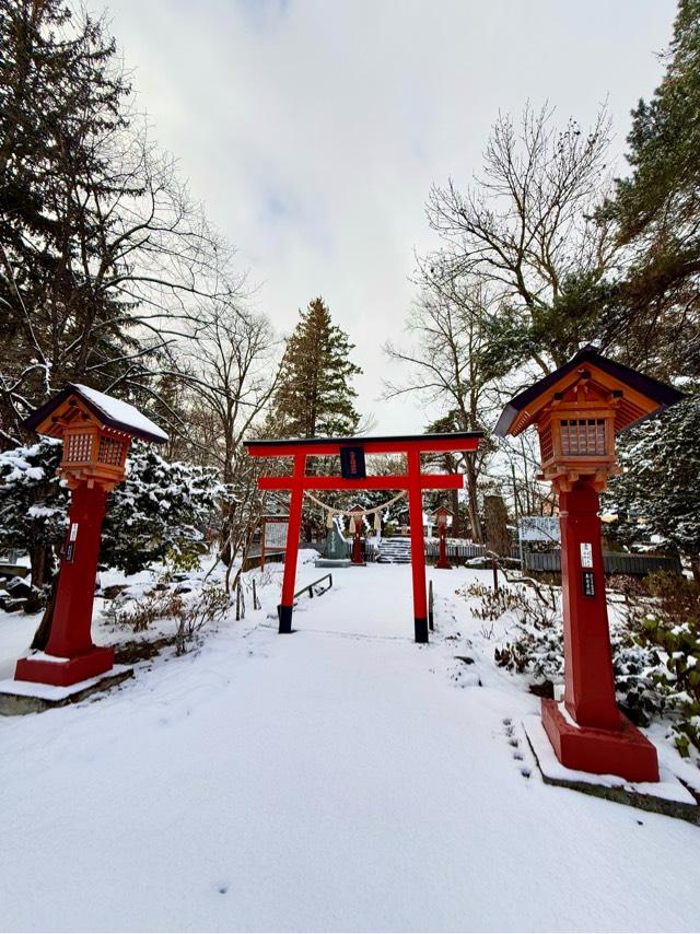 大雪夫婦道祖神（比布神社境内社）の参拝記録1