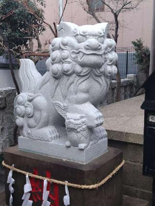 相武台神社の参拝記録(三毛猫さん)