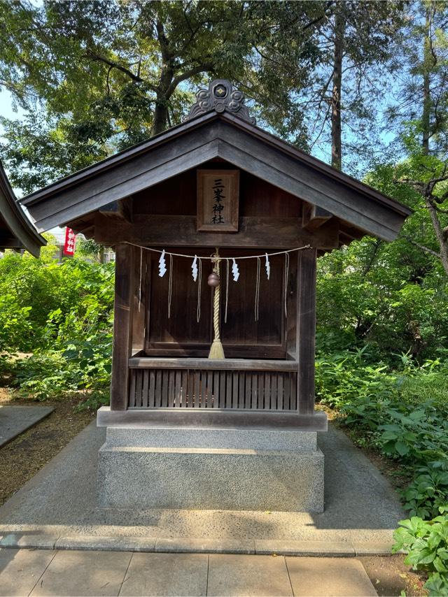 三峰神社(白岡八幡宮境内社)の参拝記録4