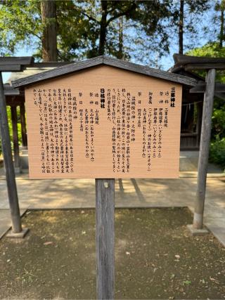 三峰神社(白岡八幡宮境内社)の参拝記録(こーちんさん)