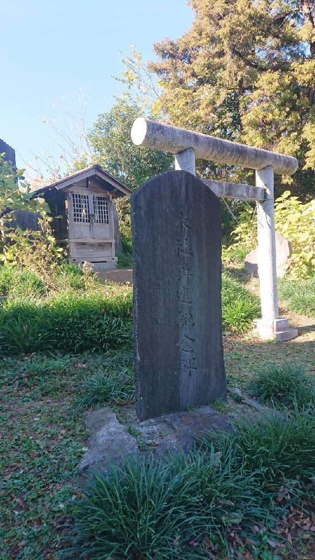 浅間神社(赤塚諏訪社境外社)の参拝記録2