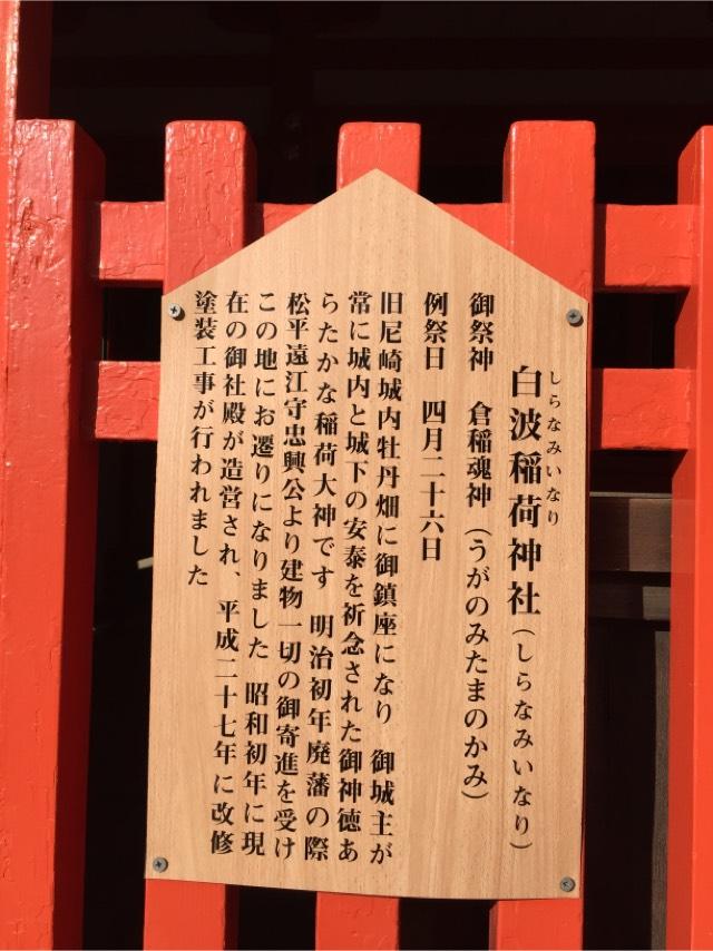 兵庫県尼崎市西本町6丁目246 白波稲荷神社(貴布禰神社)の写真3