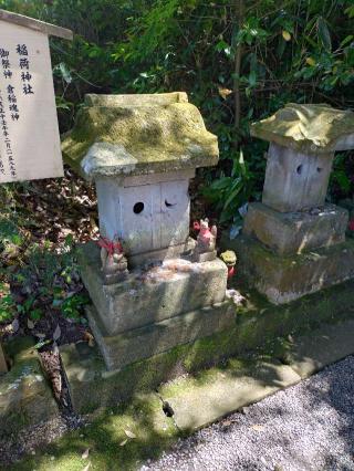 稲荷神社、菅原神社、桜井神社(毛谷黒龍神社境内社)の参拝記録(mizさん)