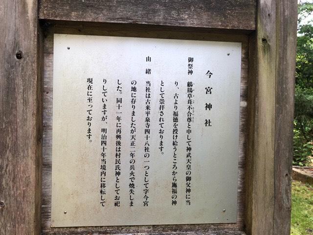 今宮神社(平泉寺白山神社)の参拝記録(KUMIKOさん)