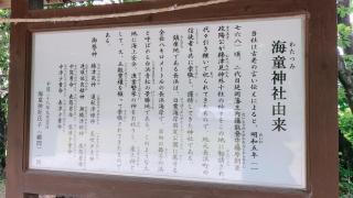 海童神社の参拝記録( 14th moonさん)