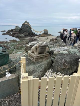 蛙岩(親子蛙)(二見興玉神社)の参拝記録(⛩️🐍🐢まめ🐢🐍⛩️さん)