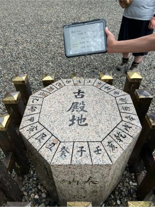 方位石=古殿地(猿田彦神社)の参拝記録(たかしさん)
