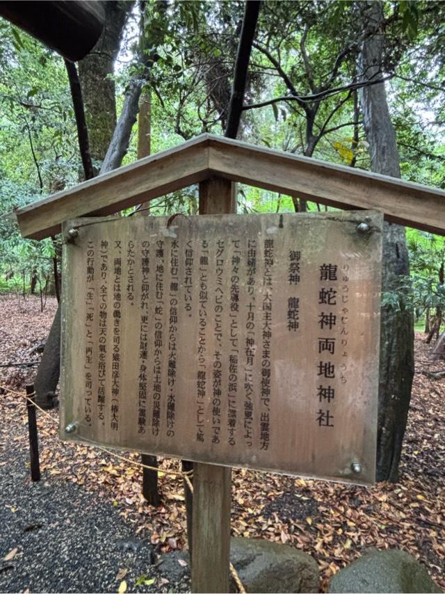 龍蛇神両地神社（椿大神社）の参拝記録