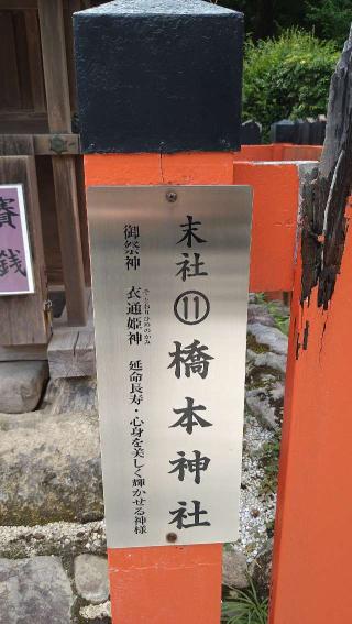 橋本神社(賀茂別雷神社)の参拝記録(Y.1966.Sさん)