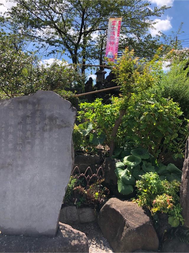 富士塚(鎮守氷川神社境内社)の参拝記録10