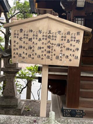 熊野、厳島、兜、三宅八幡、琴平、神明、豊受神社(開口神社)の参拝記録(こーちんさん)