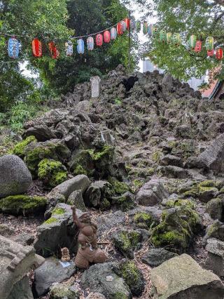 富士塚 浅間神社（小野照崎神社 境内社）の参拝記録(まーさんさん)