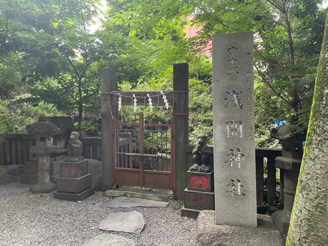 富士浅間神社(小野照崎神社境内社)の参拝記録3