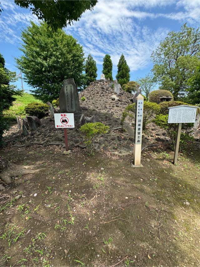 羽根倉富士嶽(羽根倉浅間神社境内社)の参拝記録1