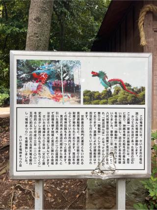 竜神社(氷川女體神社境内社)の参拝記録(⛩️🎠🐢まめ🐢🎠⛩️さん)