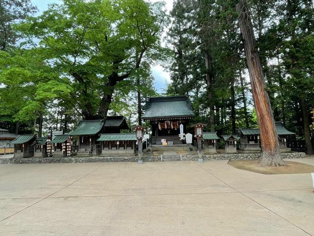 疫神社、秋葉社、八幡社、鹿島社(穂高神社境内社)の参拝記録7