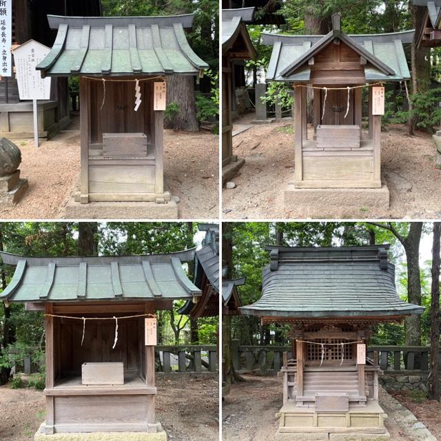 疫神社、秋葉社、八幡社、鹿島社(穂高神社境内社)の参拝記録6