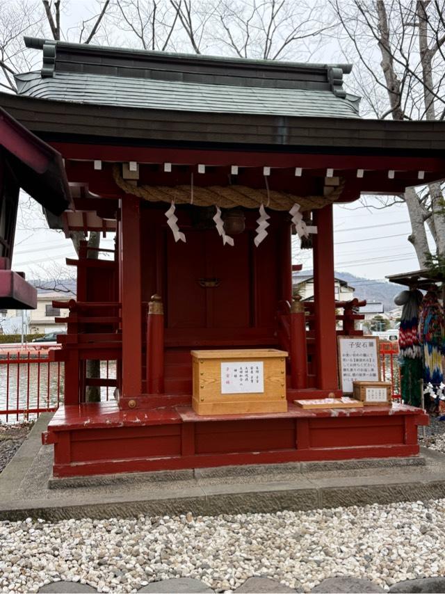 子安社(生島足島神社境内)の参拝記録1