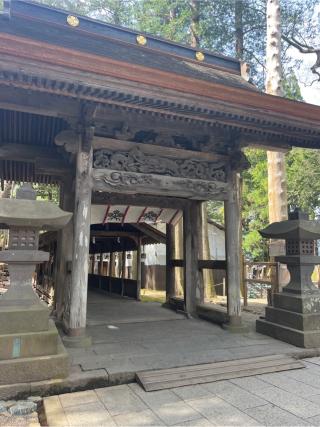 出早社（諏訪大社上社本宮）の参拝記録(⛩️🐍🐢まめ🐢🐍⛩️さん)