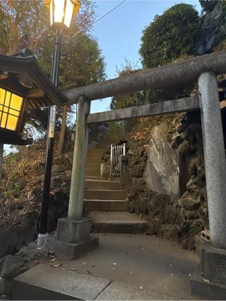 富士塚(品川神社境内社)の参拝記録(⛩️🐍🐢まめ🐢🐍⛩️さん)